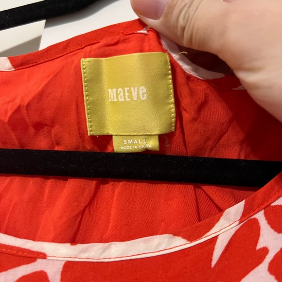 Anthropologie Maeve dress in red and white - Picture 5 of 9